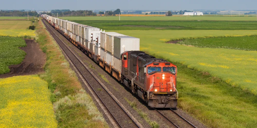 Rail freight transport