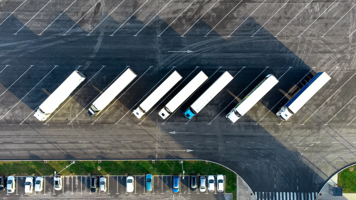 Secure truck parking guide